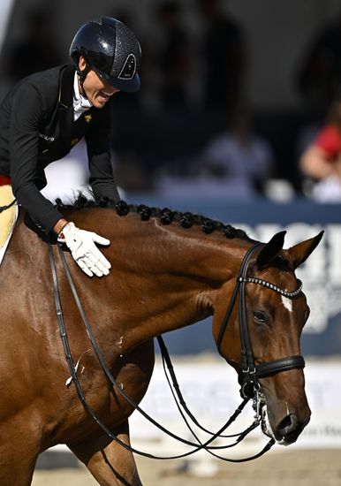 George Bel Riding Best 8 Celebrates Editorial Stock Photo - Stock Image ...