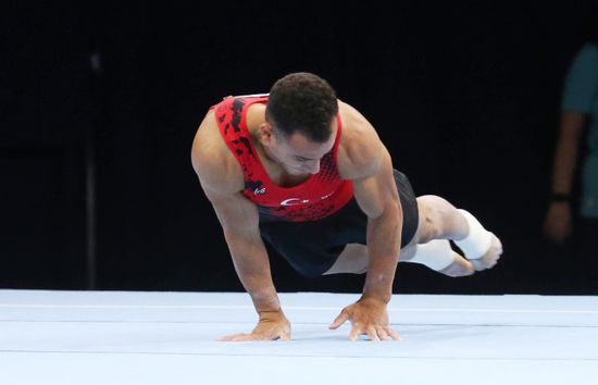 Adem Asil Turkey During Artistic Gymnastics Editorial Stock Photo ...