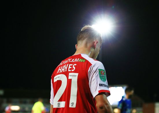 Cian Hayes Fleetwood Town Editorial Stock Photo - Stock Image ...