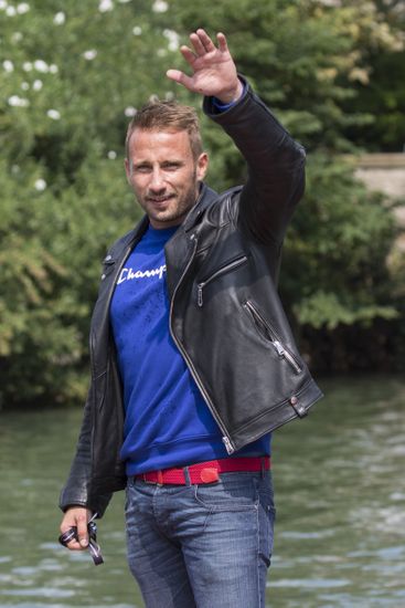 Belgian Actor Matthias Schoenaerts Arrives Excelsior Editorial Stock ...