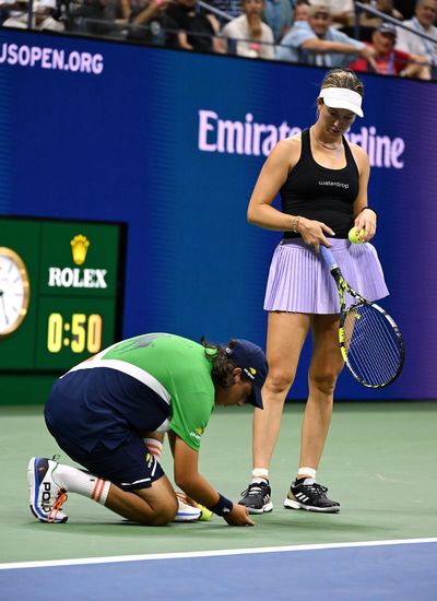 Danielle Collins Vs Aryna Sabalenka Usta Editorial Stock Photo - Stock