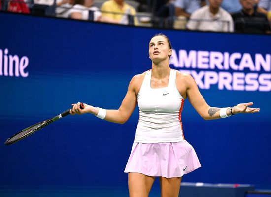 Aryna Sabalenka Vs Danielle Collins Usta Editorial Stock Photo - Stock