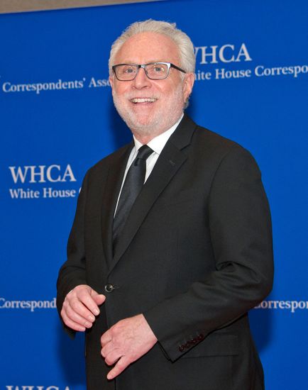 Wolf Blitzer Arrives 2017 White House Editorial Stock Photo - Stock