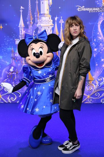 Daphne Burki Attending 25th Anniversary Disneyland Editorial Stock