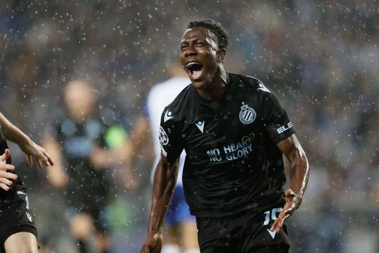 Clubs Kamal Sowah Celebrates After Scoring Editorial Stock Photo