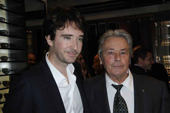 Antoine Arnault Alain Delon Attending Zegna Editorial Stock Photo ...