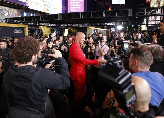 Dwayne Rock Johnson Greets Photographer Friend Editorial Stock Photo ...