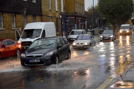 Gravesend Kent Suffered Flash Flooding Event Editorial Stock Photo ...