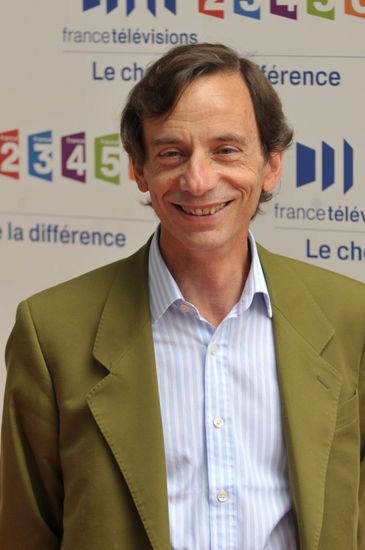 Tv Presenter Olivier Barrot Attends Press Editorial Stock Photo Stock