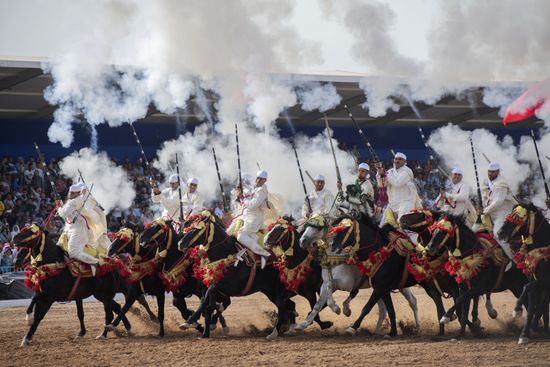 Horsemen Charge Fire Their Rifles Loaded Editorial Stock Photo - Stock ...