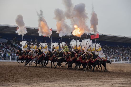 Horsemen Charge Fire Their Rifles Loaded Editorial Stock Photo - Stock ...