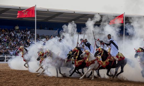 Horsemen Charge Fire Their Rifles Loaded Editorial Stock Photo - Stock ...