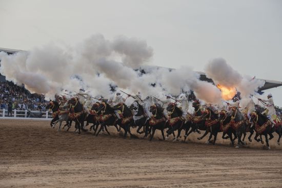 Horsemen Charge Fire Their Rifles Loaded Editorial Stock Photo - Stock ...