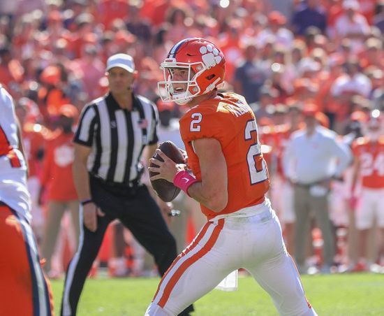 Clemson Qb Cade Klubnik 2 Drops Editorial Stock Photo - Stock Image ...