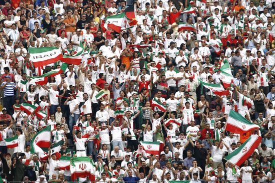 Iran Fans During World Cup 2006 Editorial Stock Photo - Stock Image ...