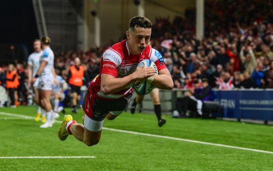 Try Celebrations Charlie Chapman Gloucester Rugby Editorial Stock Photo ...
