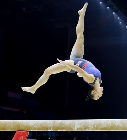 Jessica Gadirova Gbr Beam Training 28th Editorial Stock Photo - Stock ...