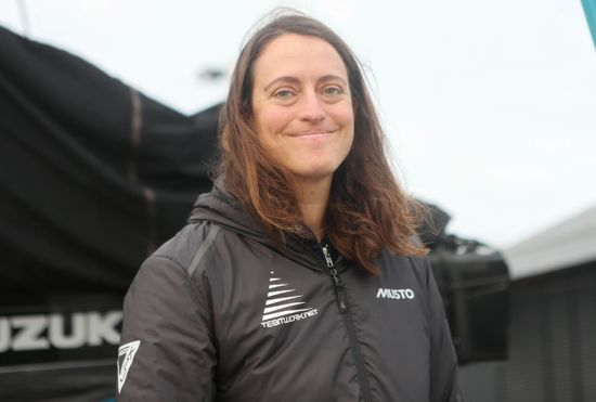 Imoca Teamworknet Skipper Justine Mettraux During Editorial Stock Photo ...