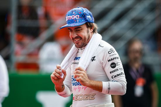 Fernando Alonso Btw Alpine F1 Team Editorial Stock Photo - Stock Image ...