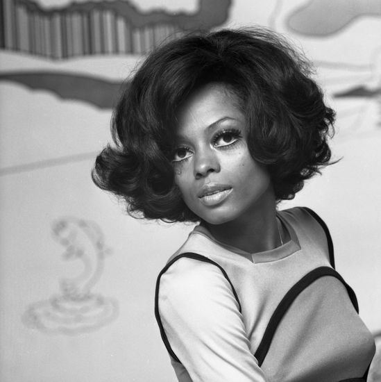 Diana Ross Poses Portrait 1975 Los Editorial Stock Photo - Stock Image ...