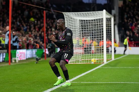 Yoane Wissa Brentford 11 Celebrates His Editorial Stock Photo - Stock ...