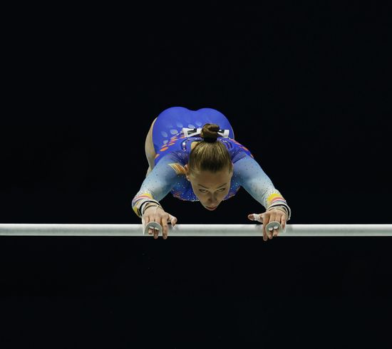 Womens Uneven Bars Final Sanna Veerman Editorial Stock Photo - Stock ...