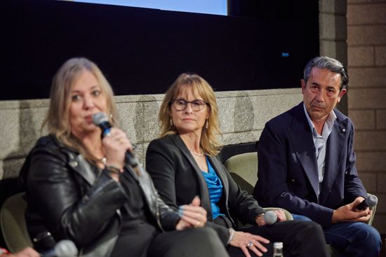 Lr Lisa Watts Elizabeth Baron Tiberio Editorial Stock Photo - Stock ...