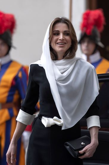 Queen Jordan Rania Alabdullah Arrives San Editorial Stock Photo - Stock ...