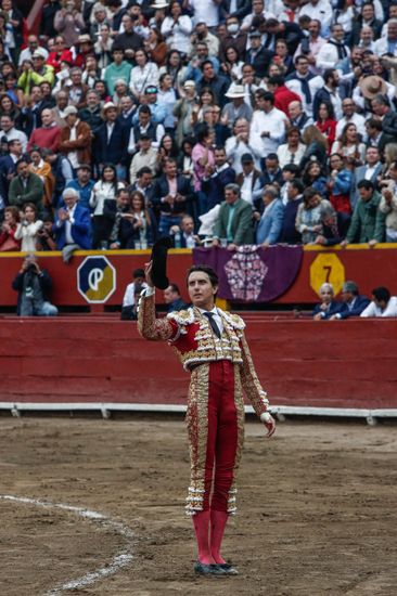Peruvian Bullfighter Andres Roca Rey Performs Editorial Stock Photo ...