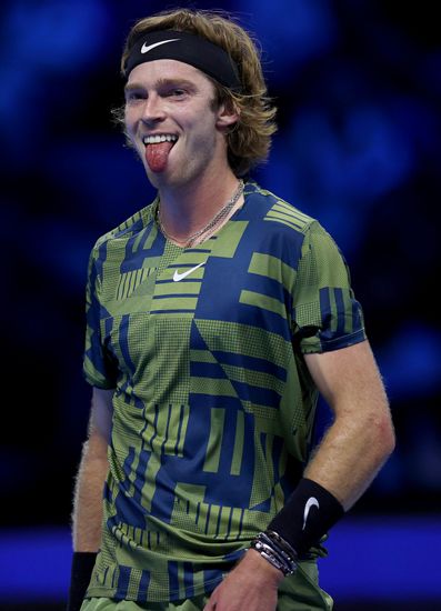 Andrey Rublev Russia Sticks Out His Editorial Stock Photo - Stock Image ...