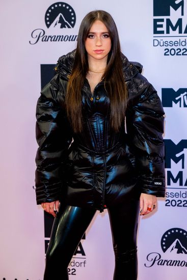 Tate Mcrae Attending 2022 Mtv Emas Editorial Stock Photo - Stock Image ...