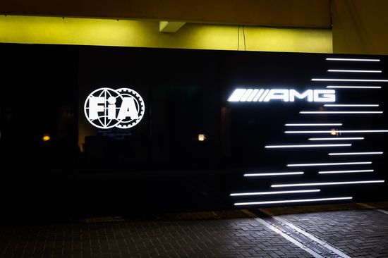 Fia Mercedes Amg F1 Team Logos Editorial Stock Photo - Stock Image ...