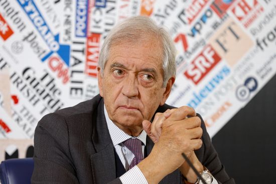 Libero Milone Former Vatican Auditorgeneral Looks Editorial Stock Photo ...