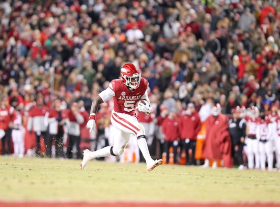 Razorback Running Back Raheim Sanders 5 Editorial Stock Photo - Stock ...