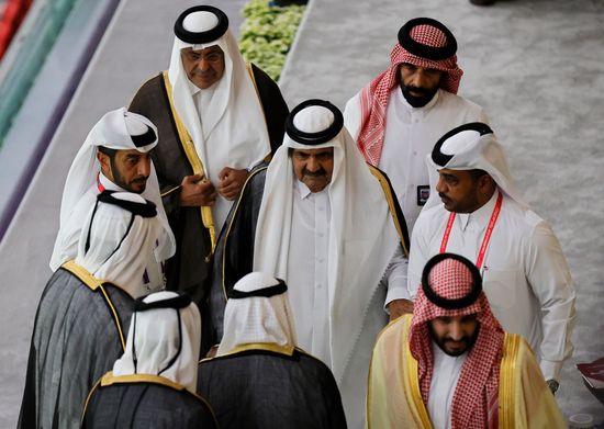 Sheikh Hamad Bin Khalifa Al Thani Editorial Stock Photo - Stock Image