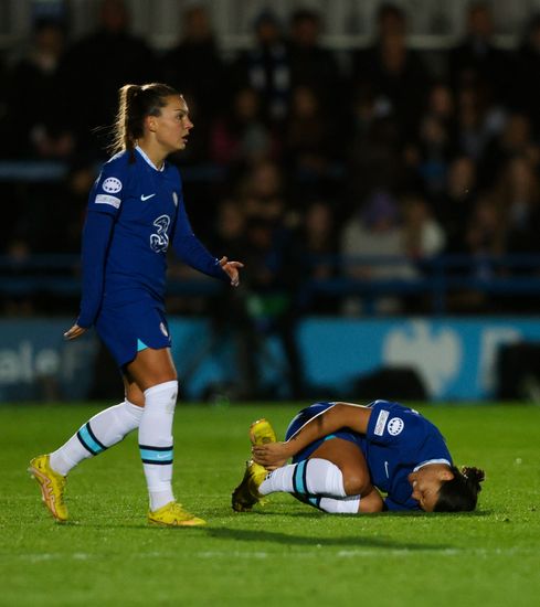 Sam Kerr Chelsea Injured Just Before Editorial Stock Photo - Stock