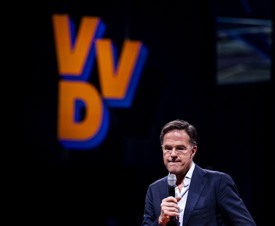 Rotterdam Mark Rutte Vvd Gives Speech Editorial Stock Photo - Stock ...
