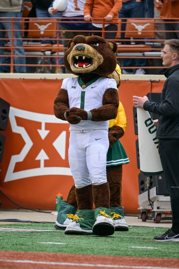 Baylor Bears Mascots Bruiser Performing On Editorial Stock Photo ...