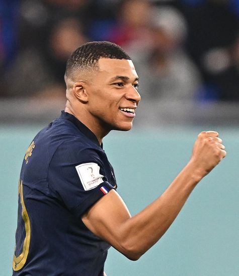 Kylian Mbappe France Celebrates After Scoring Editorial Stock Photo ...