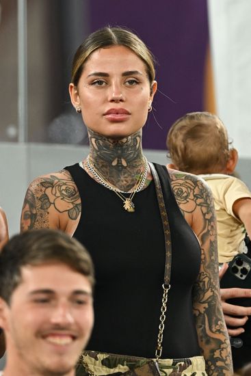 Wife Theo Hernandez Zoe Cristofoli During Editorial Stock Photo - Stock