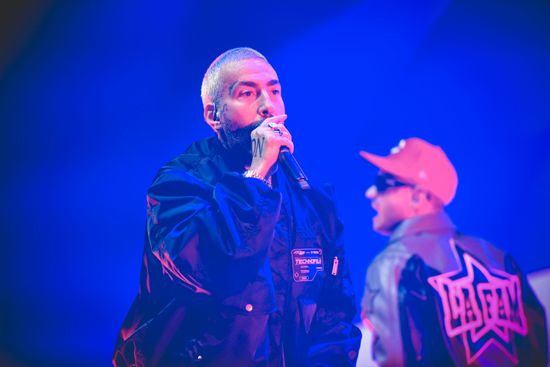 Italian Rapper Luche Performs Live Palapartenope Editorial Stock Photo ...