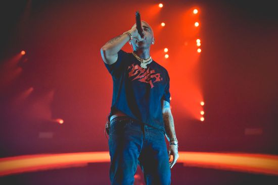 Italian Rapper Luche Performs Live Palapartenope Editorial Stock Photo ...