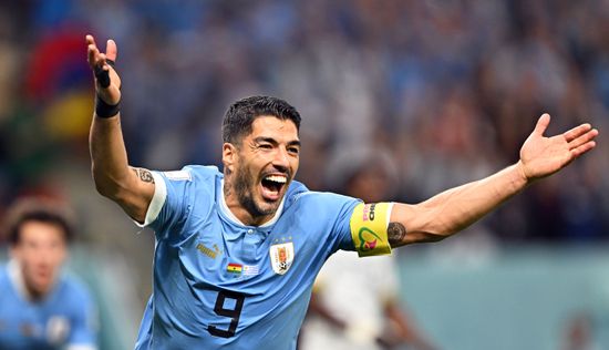 Luis Suarez Uruguay Celebrartes His Teams Editorial Stock Photo - Stock