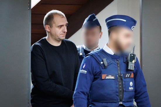 Accused Pieter Platteeuw Pictured During Session Editorial Stock Photo 