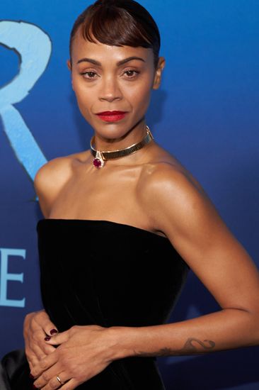 Zoe Saldana Attends Avatar Way Water Editorial Stock Photo - Stock ...