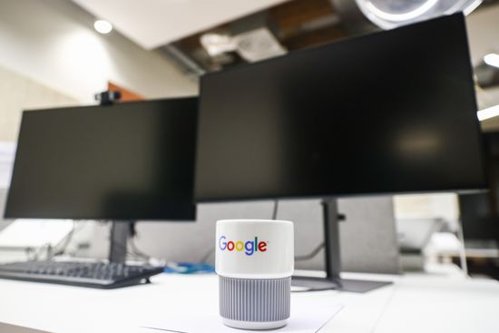 Computer Desks Google Office Located Historical Editorial Stock Photo ...