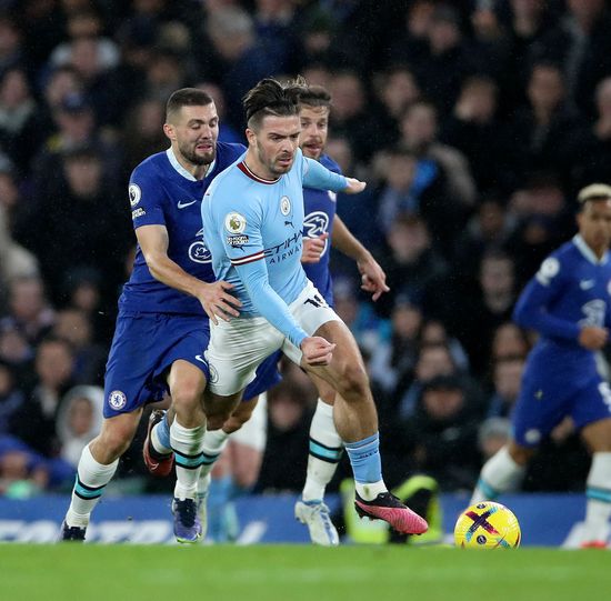 Jack Grealish Manchester City Fouled By Editorial Stock Photo Stock