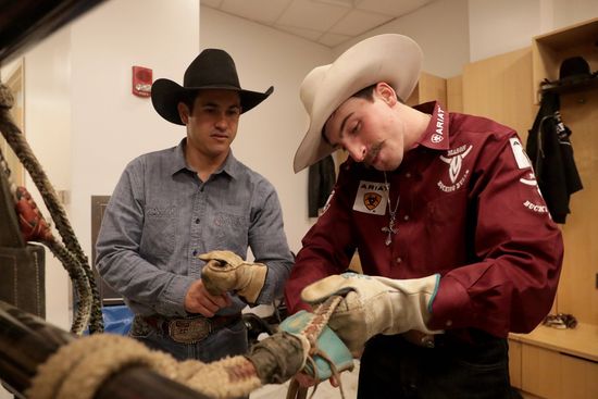 Bull Riders Prepared Locker Room Before Editorial Stock Photo - Stock ...