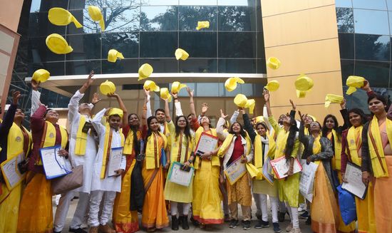 Students Celebrating During 15th Convocation Function Editorial Stock ...