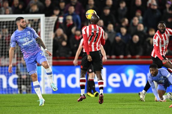 Brentford Forward Yoane Wissa 11 Heads Editorial Stock Photo - Stock ...